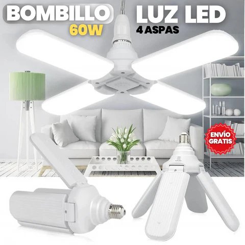 BOMBILLO LED 4 ASPAS + ENVIO GRATIS - Devshop